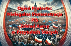 Video ???? Ogień Protestu: Nielegalna Demonstracja PiS pod Zakładem Karnym