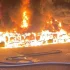 Pożar w zajezdni w Bytomiu. Spłonęło 10 autobusów