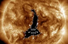 Gigantyczna dziura w Słońcu, większa niż 60 Ziem, obecnie eksploduje