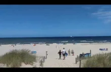 Karwieńskie Błoto 1 wejście na plażę #gopro
