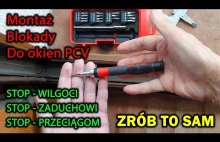 SZYBKI MONTAŻ magnetycznej blokady do okien i drzwi