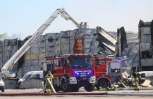 Pożar centrum Marywilska 44 - Policja rozpoczęła ustalanie przyczyn