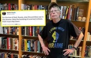 Stephen King apeluje do Rosji. "Zakończ tę bezsensowną wojnę"