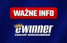 Kolejny bukmacher kończy działalność. Tym razem eWinenr.