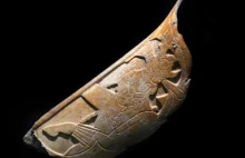 Ozdoba nosa w ludzkiej kości. Pierwsze takie znalezisko w Palenque.