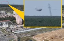 Czy to "coś" spadło pod Bydgoszczą? Dron przypadkowo nagrał przelot UFO