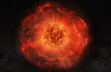 Gwiazda traci olbrzymie ilości masy tuż przed wybuchem jako supernowa