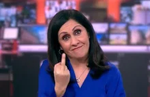 Prezenterka BBC News przeprasza za pokazanie środkowego palca widzom
