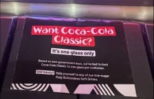 To teraz nielegalne w UK wypić dwa kubki coli