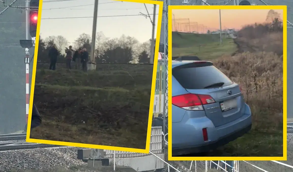 To jest hit. Na miejscu sabotażu w Mice stoją białoruskie samochody