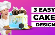 Unleash your Creativity with 3 Easy Cake Icing Designs | Cake Decorating...