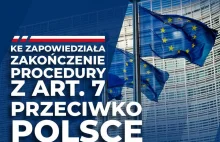 Komisja Europejska. Procedura z art. 7 Traktatu o UE przeciwko Polsce zakończona