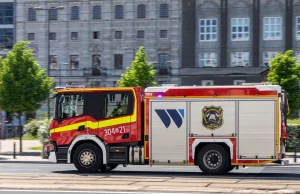 Ogromny pożar w centrum Warszawy. Ewakuowano kilkaset osób