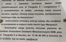 SANOK. Figury Maryjne zamiast "obscenicznych" rzeźb? (FOTO) | Portal Esanok.pl |