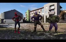 Hulk dancing superheroes avengers spiderman ironman | learn colors | Kids dancin