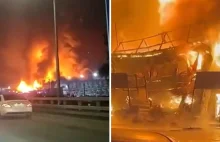 Ogromny pożar w Rosji. "Dym nad ministerstwem obrony w Moskwie".