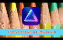 Focus stacking w Luminar Neo