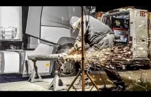 Renault Gama T - awaria wału napędowego