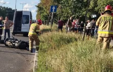 Śmiertelny wypadek motocyklisty w Gdańsku. Kierowca potrącił dziewczynę i uderzy