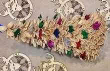 Świąteczne ozdoby - DIY Jak Zrobić Oryginalną Ozdobę Choinka z Łupin Pistacji