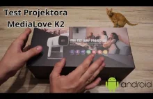 Test niedrogiego przenośnego projektora Medialove K2 - stwórz sobie kino w domu