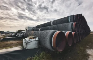 Maile rosyjskiej siatki ochrony Nord Stream 2 w Niemczech zniknęły