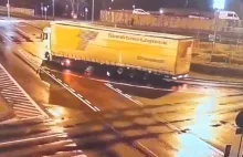Pijany kierowca tira jechał pod prąd w Pile