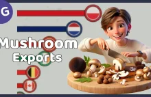 Największy eksport grzybów na świecie