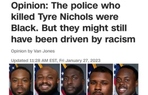 Wg CNN zabicie czarnoskórego przez czarnoskórych policjantów to rasizm
