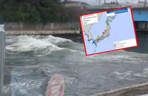 Japonia. Silne trzęsienie ziemi. Tsunami