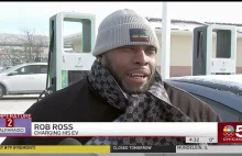 Murzyni z Chicago niezadowoleni z użytkowania samochodu elektrycznego w zimie