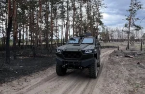 Ukraina testuje swój MRAP na froncie