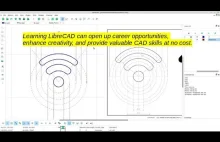 Draw a WiFi signal using LibreCAD in two dimensions