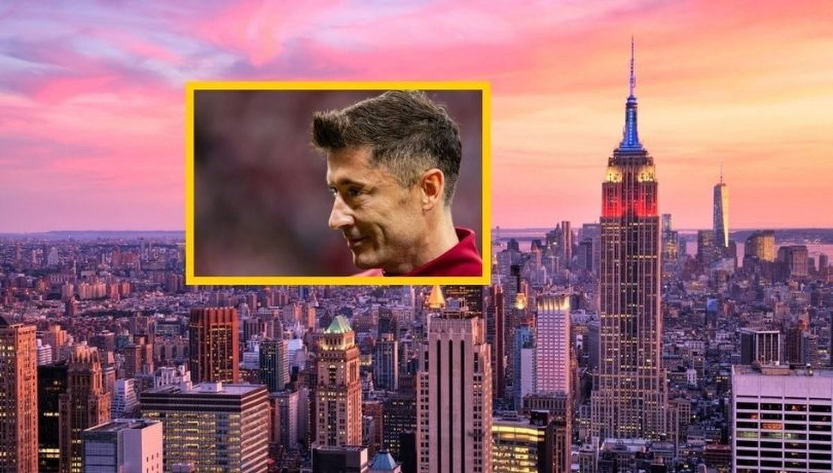 Empire State Building w biało-czerwonych barwach. W roli głównej Lewandowski!