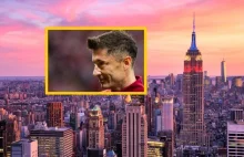 Empire State Building w biało-czerwonych barwach. W roli głównej Lewandowski!