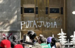 Skandal w Meksyku. Ktoś nabazgrał "żydowska dz##ka"