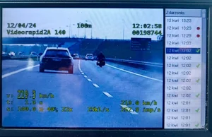 Szaleniec jechał "eską" 219 km/h. Słono za to zapłaci