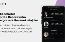 Chajzer, Doda i Rozenek-Majdan z zarzutami UOKiK