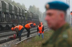 Dywersja kolejowa pod Mińskiem. Wybuch na stacji używanej przez wojsko