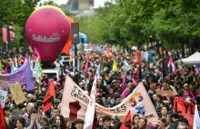 Manifestacja pierwszomajowa w Paryżu. Zatrzymano kilkadziesiąt osób