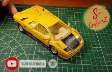 Bburago 1:24 Lamborghini Diablo custom restoration (Turned into a trackday toy)