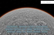 Satelitarna mapa Marsa nazwana Global CTX Mosaic of Mars.