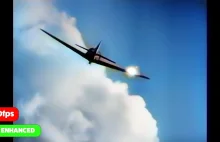 Nagrania z walk lotniczych z WW2, pokolorowane, 60 fps - fajnie się ogląda :)
