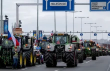 Protest rolników w Czechach. Zablokowali stolicę.