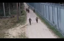 Szturm migrantów na polską granicę. Pokazano nagranie.