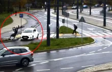 Potrącony rowerzysta dostał mandat. Ekspert nie zgadza się z policją