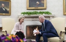 Joe Biden przyjął Ursulę von der Leyen. "Zamknąć dostęp Rosji"