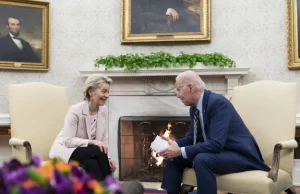 Joe Biden przyjął Ursulę von der Leyen. "Zamknąć dostęp Rosji"