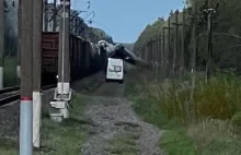 Rosja: Wykolejenie pociągu towarowego. Ktoś wysadził tory.