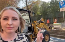 Baba z Republiki w szoku bo remontują ulice xDD